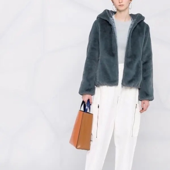 Save The Duck Fury Reversible Faux-Fur Jacket L - Picture 9 of 9